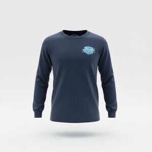 Girlie Girl Originals Youth Small Navy Long Sleeve Shirt He’s Got the World